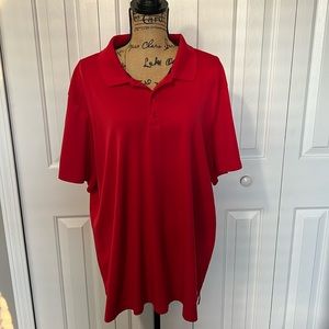 BCG Red Golf Polo